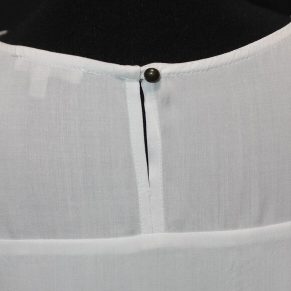 Jodifl White Rayon Embroidered Sleeveless Dress - Picture 7 of 15